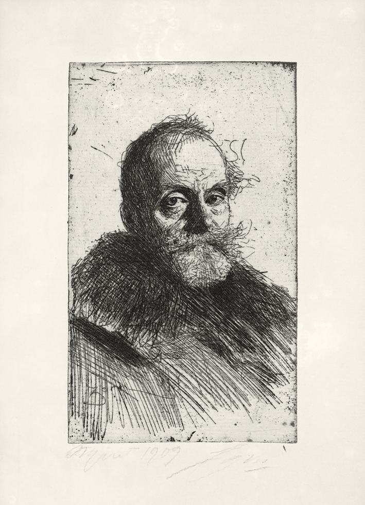  安德斯·莱奥纳德·佐恩 Anders Leonard Zorn —— 佐恩(素描) (85)